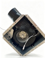 Ventilateur d'extraction mural à LED blanc avec roulement à billes en métal OEM/ODM, garantie de 2 ans, 110V/220V, 1150 tr/min, pour usage domestique
