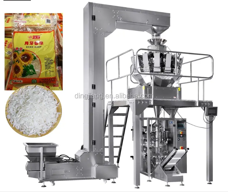 Macchina imballatrice automatica del chicco di caffè del riso 1kg-5kg