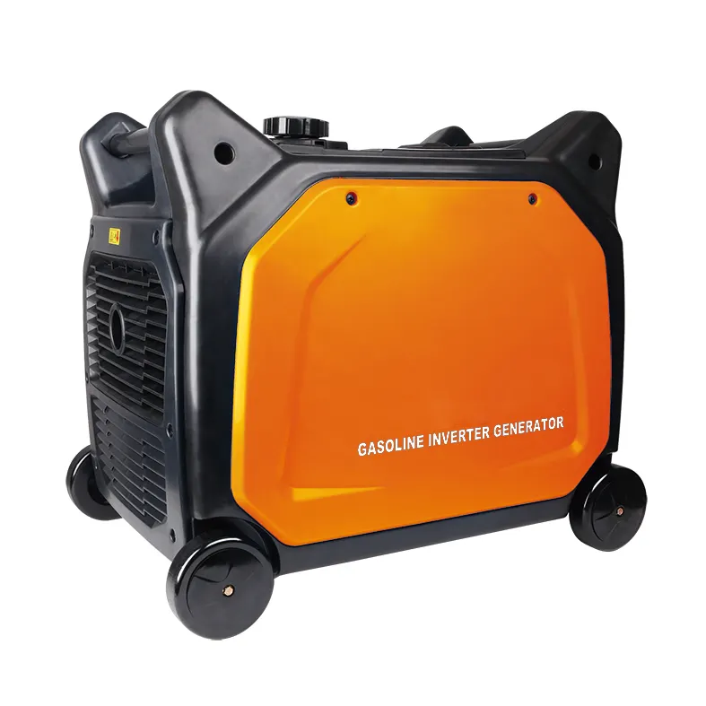 6.5kw 6500W Rustige Met Uit Brandstof Bougie Dc Oplaadbare Te Koop Voor Camping Inverter Benzine Generator