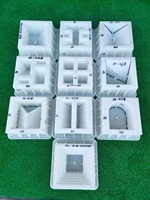 Nuevo Diseño de Molde para Bloques de Hormigón 2024, Venta al por Mayor de Fábrica, Molde de Plástico ABS de Alta Resistencia para Construcción de Villas