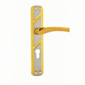 Sigillo di fabbrica Alu. Manopole <span class=keywords><strong>in</strong></span> lega di zinco e acciaio inossidabile oro opaco Hardware per interni <span class=keywords><strong>maniglie</strong></span> delle porte anteriori <span class=keywords><strong>in</strong></span> <span class=keywords><strong>ferro</strong></span> <span class=keywords><strong>battuto</strong></span> nero - Product Image 1