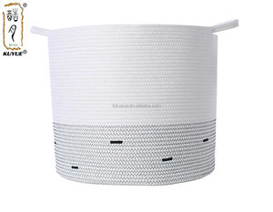 KUYUE Chine Shandong – <span class=keywords><strong>Panier</strong></span> à linge en corde de coton de haute qualité, personnalisé, vente en gros - Product Image 1