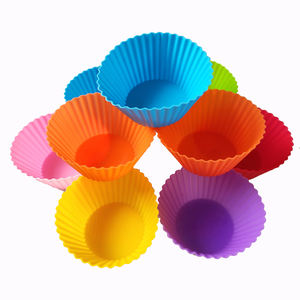 Vente flash Moules à muffins ronds pour la cuisson de cupcakes Outils de décoration de gâteaux DIY Moules à gâteaux colorés en papier pour cupcakes Outils à gâteaux - Product Image 1