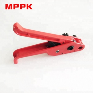 Herramienta de flejado de molinete Manual H19, correa de PET roja de 13-19mm, máquina de embalaje de correa de <span class=keywords><strong>acero</strong></span> para alimentos y bebidas, fácil operación - Product Image 6