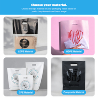 Sac de rangement pour sous-vêtements en PET AL PE avec poignée métallisée, résistant à l'humidité, pour la vente au détail, personnalisable, OEM, QC, fabriqué en usine