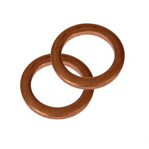 Arandelas planas de cobre para Renault, BMW, Mini, junta del tapón de drenaje del cárter de aceite 7703062062 1113-7546-275 813052 16454 3121867 - Product Image 3