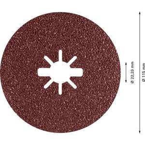 BOSCH - 2608621795 Expert R781 Disque fibre X-LOCK céramique Prisma-EAN 4059952537207 ABRASIVES - Product Image 2