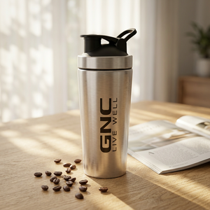 670ml Double Wall Stainless Steel Shaker Tumbler Insulated <b>Protein</b> Water <b>Bottle</b> With Lid for Gym Travel Home Use - Product Image 3