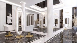 Design d'intérieur moderne pour salon de manucure, ensemble de miroirs personnalisés pour manucure, solution tout-en-un pour le mobilier et la décoration de salon de manucure - Product Image 4