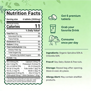 <span class=keywords><strong>Tablet</strong></span> Ekstrak Herbal Spirulina Organik 720 Butir Suplemen Nutrisi Grosir OEM - Product Image 4