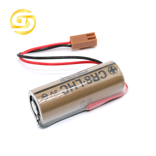 Industrial Control PLC Battery FDK CR8.LHC 3V Lithium Battery with Connector Plug Water and Electricity Meter