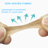 Boîte d'outils professionnels portables de haute qualité pour le soin des ongles, patchs correcteurs auto-adhésifs sans colle en forme de papillon pour les ongles des pieds