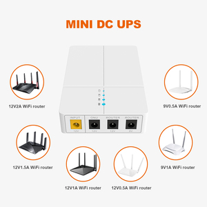 Batería de Litio WGP 18650 Sin Interrupciones, Mini <span class=keywords><strong>UPS</strong></span> de 27W, 12V 2A, 9V 1A, para Router Wifi y ONU - Product Image 1