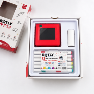 Jouet IA 2026 : Imprimante <span class=keywords><strong>photo</strong></span> à commande vocale, marqueurs 12 couleurs, papier thermique – Cadeau d'anniversaire intelligent pour filles - Product Image 1