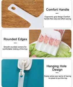 Molde para hacer albóndigas de 4 filas, para bolas de pescado, carne de res y arroz, herramientas de cocina para hacer albóndigas caseras, clips para hacer bolas de carne, utensilios de cocina - Product Image 3