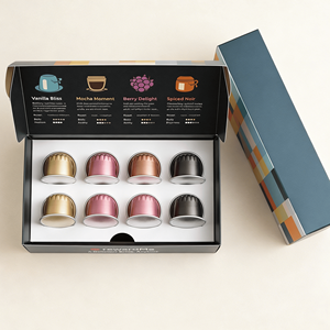 Coffee Beans Branded Shipping Packaging Corrugated Mailer <b>Box</b> E Flute Self Lock Mailer Custom Packaging - Product Image 3