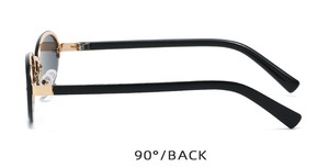 Femmes Printemps Été 2025 Vintage Style Retro Round Hippie Glasses Uv400 PC + metal Classic Sunglasses - Product Image 5