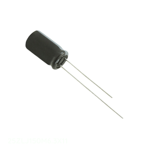 Condensador Original de Aluminio con Orificio Pasante, 150UF, 20%, 25V, RADIAL TH 25ZLJ150M6.3X11, 150 uF - Product Image 1