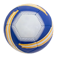 Balón de fútbol personalizado tamaño 4 de cuero PU con costuras selladas termoadhesivas y cosidas a mano para entrenamiento.
