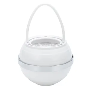 टब नल के लिए BPA मुक्त बाथ बॉल जल फ़िल्टर बाथटब जल फ़िल्टर सफेद बाथ बॉल बाथटब जल फ़िल्टर