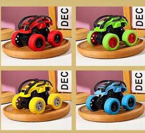 Coche de juguete todoterreno 4x4 para acrobacias, camión monstruo de juguete con retroceso, coche de juguete de fricción para niños, miniaturas de vehículos infantiles, regalos para fiestas - Product Image 6