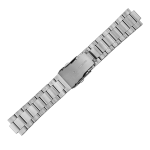 Bracelet de montre en acier inoxydable 316L avec fermoir déployant, bracelet à maillons pour accessoires de poignet unisexe - Product Image 3
