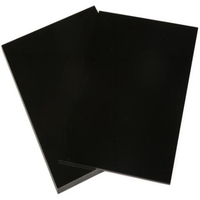 Plaques en plastique acrylique noir brillant ou mat, panneaux en PMMA Perspex opaque noir, feuilles miroir en acrylique noir