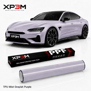 Película Protectora de Pintura para Automóvil XP3M, Color Morado Grisáceo Brillante Metálico, TPU, 7.5 Mil, Autoregenerable - Product Image 1