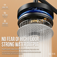 Pommeau de douche suspendu portable à jet unique haute pression et économie d'eau pour salle de bain et hôtel