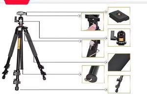 QZSD Q301 portátil Mini <span class=keywords><strong>Video</strong></span> Studio aleación de aluminio Cámara Digital trípode viajes al aire libre y accesorio de transmisión en vivo - Product Image 5