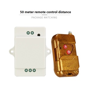 AC85-240V de control remoto <span class=keywords><strong>RF</strong></span>, conjunto de transmisor y receptor para sistema de monitoreo de seguridad, 1CH de retardo - Product Image 5