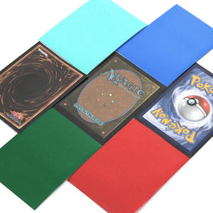 ซองป้องกันการ์ดผิวด้านสองโทนสีทึบกันน้ำกันรอยขีดข่วนสำหรับเกมโปเกมอนอัลตร้าแมนคิงส์ของขวัญ - Product Image 5