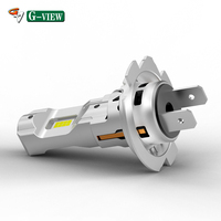 Ampoule de phare LED Gview H7 CSP 7035 avec ventilateur de refroidissement, H8 H1 9005 H4 8000lm, ampoule de phare LED H7 facile à installer, éclairage LED pour voiture