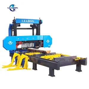 Log Diesel Engine Sawmill Wood Machine Portable Band Sawmill With Trailer Saw Mill Machine