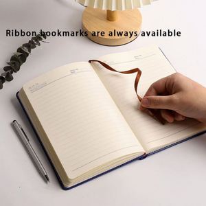 Cuaderno Magnético para Estudiantes, Oficina, Diario de Cuero A5, Cuaderno de Composición con Costura de Hilo y Encuadernación Encolada - Product Image 3