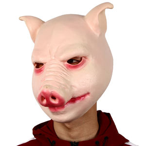 Máscara <span class=keywords><strong>de</strong></span> cabeza <span class=keywords><strong>de</strong></span> cerdo malvado Halloween divertido Animal <span class=keywords><strong>de</strong></span> <span class=keywords><strong>granja</strong></span> accesorios <span class=keywords><strong>de</strong></span> fiesta tocados <span class=keywords><strong>de</strong></span> látex realistas máscaras <span class=keywords><strong>de</strong></span> Halloween realistas - Product Image 6