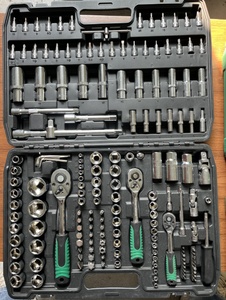 Cırcır anahtarı el ile 172 adet motosiklet tamir aracı setleri alet takımı - Product Image 5