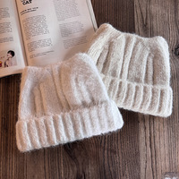 Gorro de Punto Unisex, Suave y Cálido para Invierno, Actividades al Aire Libre, Estilo Casual Y2K, Lindo Gorro de Punto con Orejas de Gato