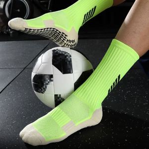 Chaussettes de sport personnalisées pour hommes, de haute qualité, antidérapantes, en coton, avec logo, pour le cyclisme, le football, le baseball - Product Image 2