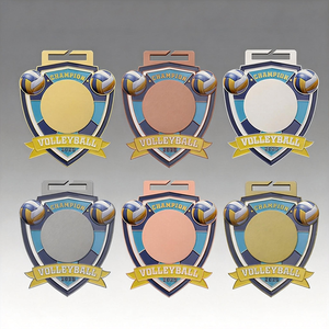 Medalla de Campeón de Voleibol Personalizada en Blanco de Aleación de Zinc Metálico de Alta Calidad de Fabricante Noble, Medalla de Recién Servido - Product Image 4