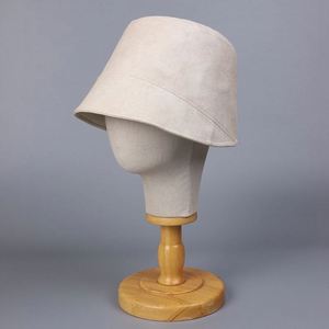 2025 New Arrival Autumn PU Leather Fisherman <b>Hat</b> Simple Fashion Trendy Solid Color Casual Bucket <b>Hat</b> - Product Image 3