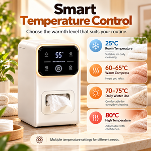 <b>Electric</b> Hot and Cold Towel Warmer <b>Portable</b> Towel <b>Heater</b> with Independent Water Tank Touch Screen for Salon Spa Household - Product Image 3