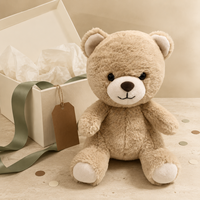 Ours en peluche géant mignon, animal en peluche, breloque ours, OEM ODM, vente en gros, anniversaire, polyester