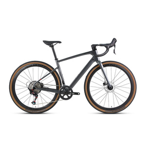 Vélo de Gravel V1 700C 24 Vitesses avec Câbles Intégrés, Cadre Carbone et Freins à Disque Hydrauliques pour Adulte V1 TWITTER 700C 24 Vitesses Gravel - Product Image 1