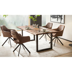Garantie <span class=keywords><strong>de</strong></span> 3 Ans Vente en Gros d'Usine <span class=keywords><strong>Chaise</strong></span> <span class=keywords><strong>de</strong></span> Cuisine d'Appoint Pivotante en Cuir pour Événements Chaises <span class=keywords><strong>de</strong></span> Salle à Manger avec Accoudoirs - Product Image 6