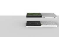 Panneau de commande intelligent KNX/EIB 2 Gang 4 touches avec contrôle de température et fonction de scène pour système domotique – Interrupteur intelligent de température