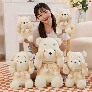 ตุ๊กตาหมีพูพู ตุ๊กตาหมีสวมเสื้อจัมเปอร์ ตุ๊กตาหมีสวมเสื้อสเวตเตอร์ ตุ๊กตาหมีนุ่ม ของเล่นตุ๊กตาหมี หมอนอิง ของขวัญวันรับปริญญา ของขวัญวันวาเลนไทน์ - Product Image 3