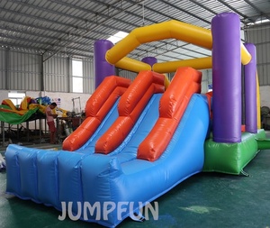 Mejor fábrica El mejor descuento <span class=keywords><strong>2021</strong></span> carrera de obstáculos de rebote barata 6x3x2,5 m Castillo de salto para niños gran <span class=keywords><strong>venta</strong></span> de fábrica - Product Image 2