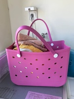 Op maat gemaakte groothandel draagbare nieuwe design tote duurzame DIY meisjes reistassen handtassen EVA tote strandtas
