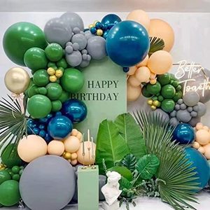Huaien usine rétro café <span class=keywords><strong>Coco</strong></span> couleur ballon guirlande arc Kits pour mariage toile de fond <span class=keywords><strong>d</strong></span>écoration fête <span class=keywords><strong>d</strong></span>'anniversaire - Product Image 5